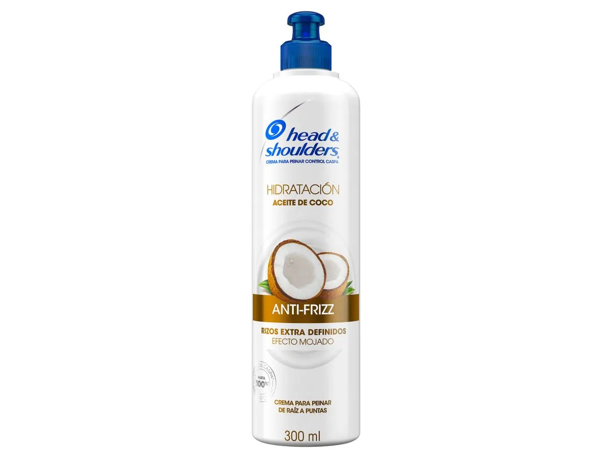 Crema para Peinar Head & Shoulders con Aceite de Coco – Hidratación y Control de Caspa 300 ml