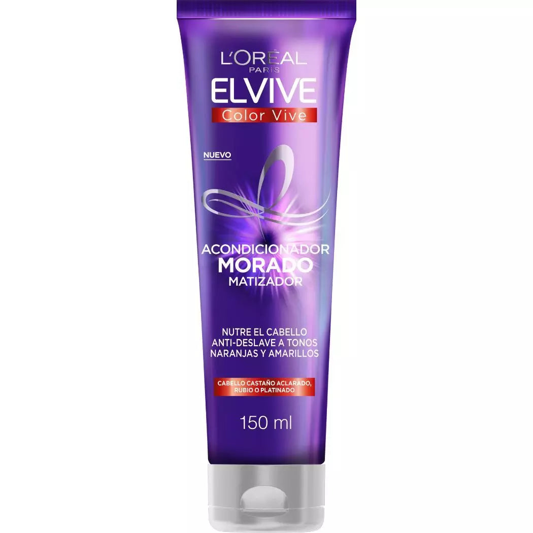 Acondicionador Matizante L'Oréal Elvive Color Vive Purple – 150 ml