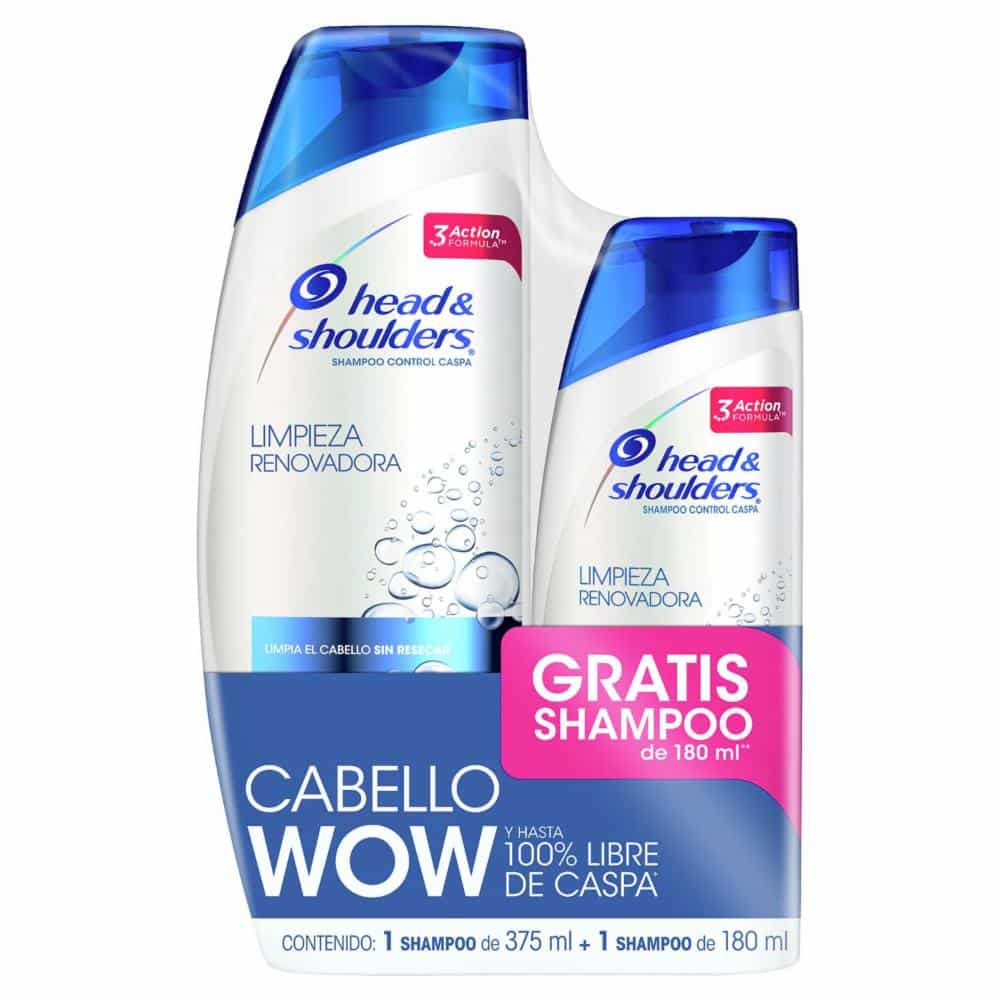 Estuche Head & Shoulders Limpieza Renovadora – Shampoo 375 ml + 180 ml