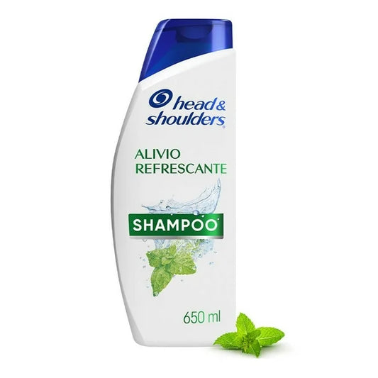 Shampoo Head & Shoulders Alivio Refrescante – Control Caspa 650 ml