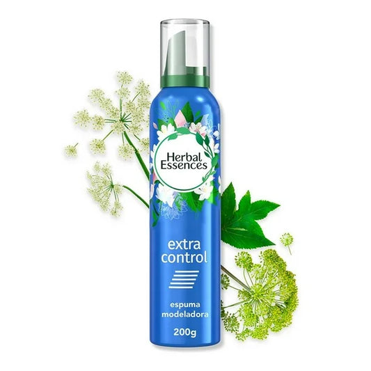 Espuma Herbal Essences Extra Control – Fijación Fuerte 200 g
