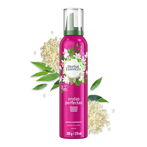 Espuma Herbal Essences Ondas Perfectas – Fijación Suave 200 g
