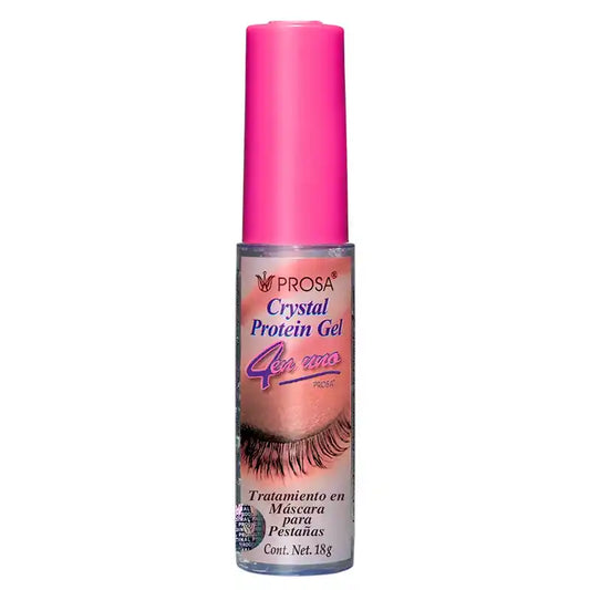 Crystal Protein Gel Prosa – Gel Transparente Multiusos para Pestañas, Cejas y Baby Hairs
