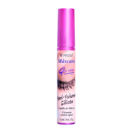 Máscara Prosa Maxi Volumen Silicón 4 en 1 Waterproof