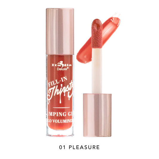 Italia Delux Fill-In Thirsty Colored Plumping Gloss – Volumen e Hidratación para tus Labios