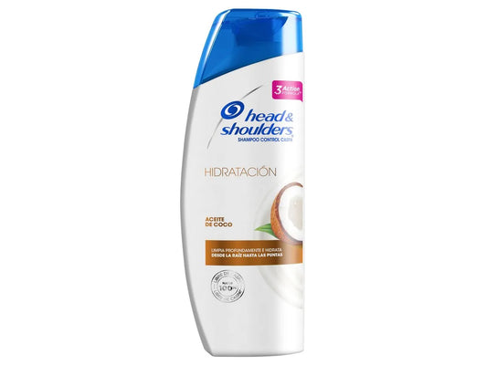 Shampoo Head & Shoulders Hidratación con Aceite de Coco – Anticaspa 180 ml