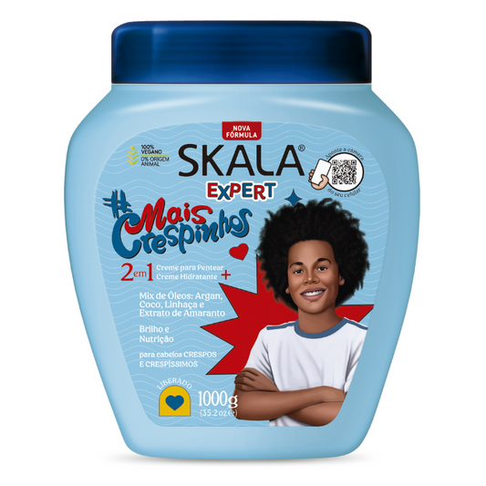Skala Mais Crespinhos Crema Tratamiento para Rizos Definidos - 1 kg