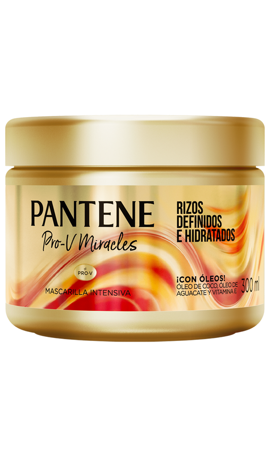 Pantene Mascarilla Intensiva Rizos Definidos e Hidratados – Nutrición Profunda 300 ml
