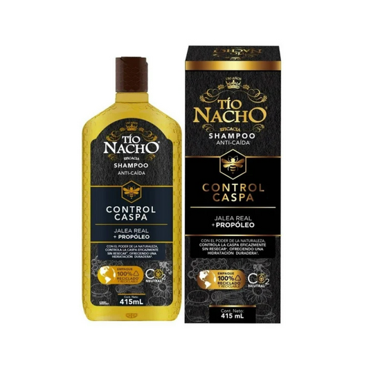 Tío Nacho Control Caspa – Shampoo Anticaspa con Jalea Real 415 ml